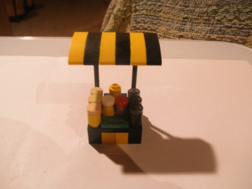 Lego moc market - lego, honey