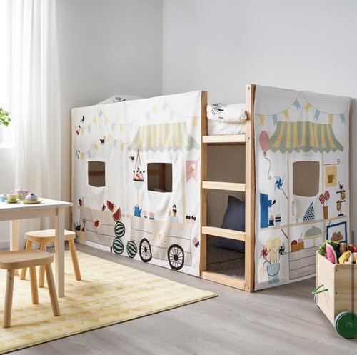 Ikea kura bed - curtain, –